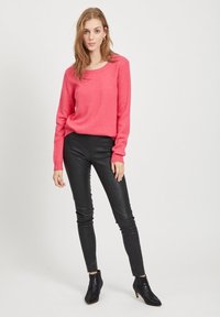VILA VIRIL O-NECK  - Vesta - raspberry