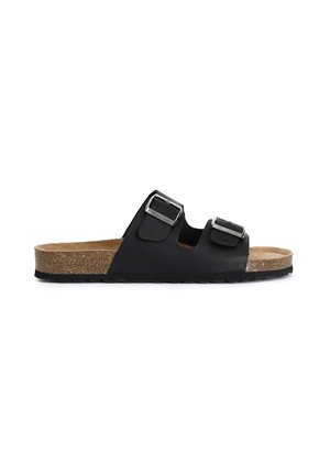 Pantolette flach - nero