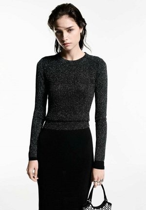 Mango Pulover - black