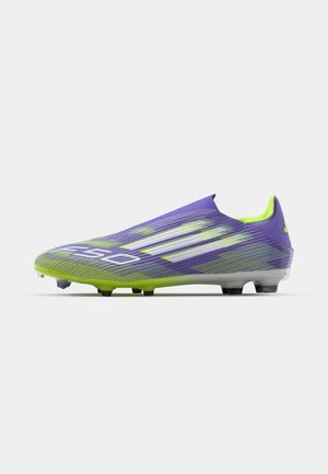 adidas Performance F50 LEAGUE LL FG/MG - Moulded stud football boots - purple rush/footwear white/lucid lemon
