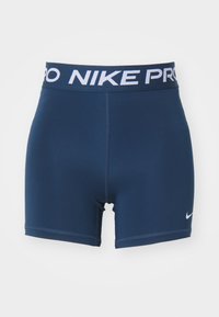 Nike Performance SHORT - Leggings - armory navy/white