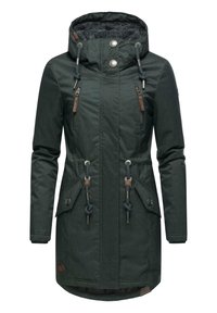 Ragwear - ELSIE MELANGE - Parka - dark green Miniatūras attēls 1