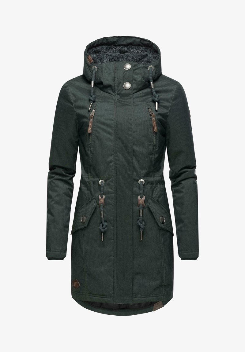 Ragwear - ELSIE MELANGE - Parka - dark green, Suurenda