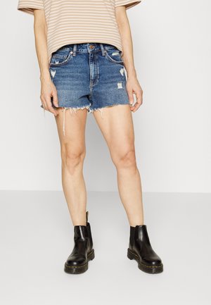 Džínové kraťasy - dark-blue denim