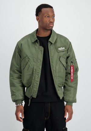 Bomber Jacket - sage green (100102-01)