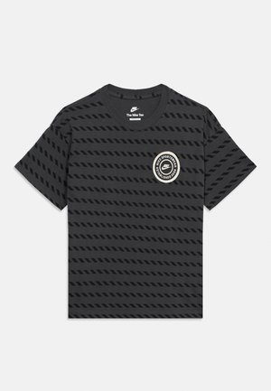 Nike Sportswear, TEE STRIPE - T-shirt imprimé - smoke grey