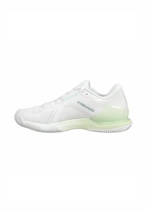 SPRINT PRO 4.0 - Clay court tennis shoes - white lightgreen