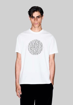 T-shirt con stampa - off white
