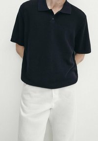 Massimo Dutti Piké - dark blue