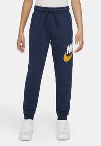 Nike Sportswear CLUB PANT UNISEX - Verryttelyhousut - midnight navy/midnight navy/(white)