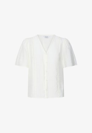 b.young, BYXISELDA VNECK - Blúzka - birch