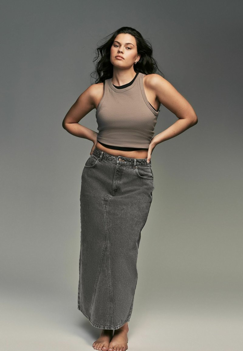Next HOURGLASS - REGULAR FIT - Jupe longue - grey