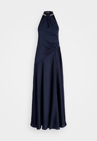 SATIN CHARMEUSE HALTER GOWN - Abiti per occasioni speciali - navy