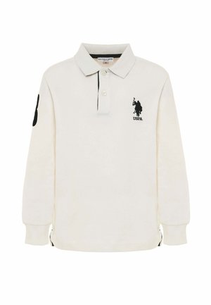 A MANICHE LUNGHE CARBON FINISHING CON NUMERO - Polo - bianco