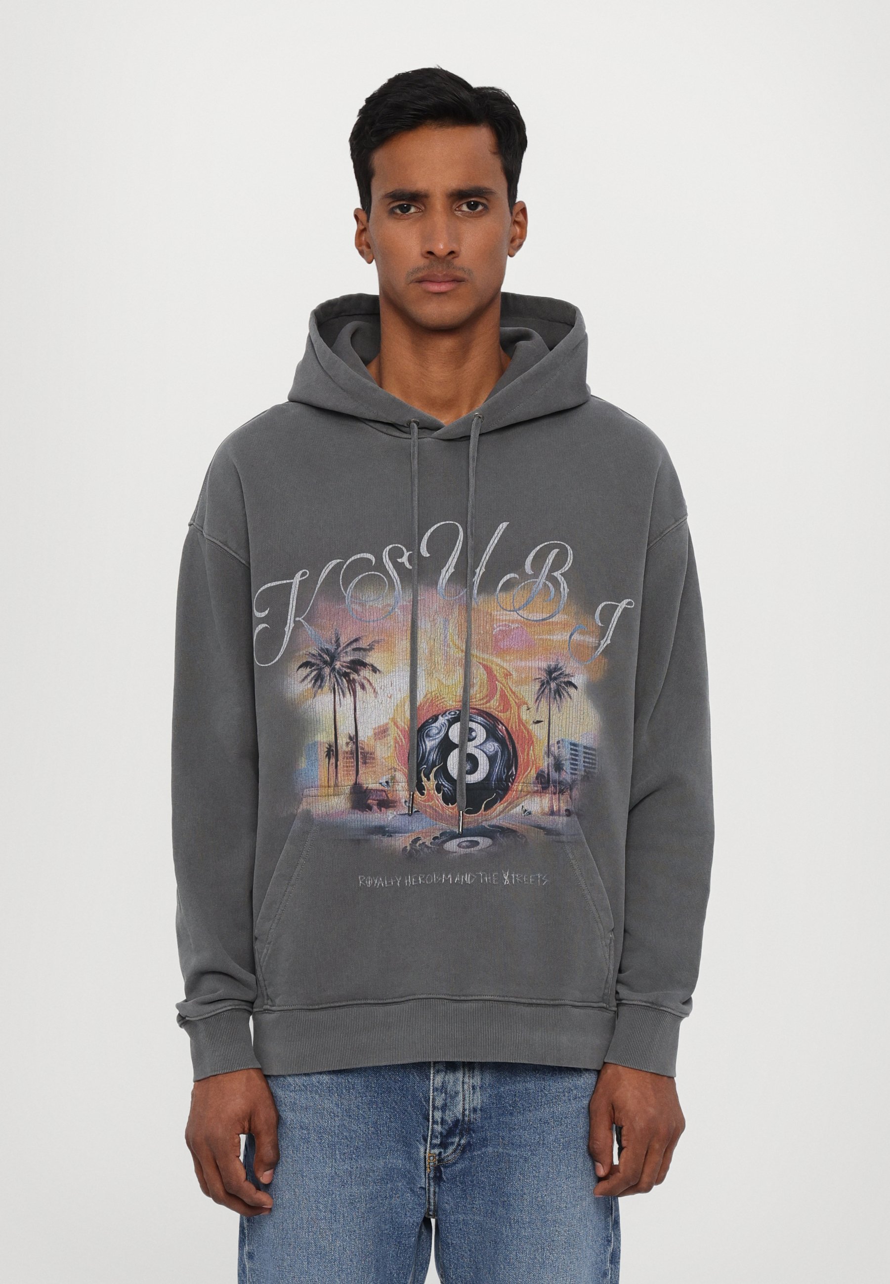Ksubi WORLD ORDER BIGGIE - Sweatshirt - black - Zalando