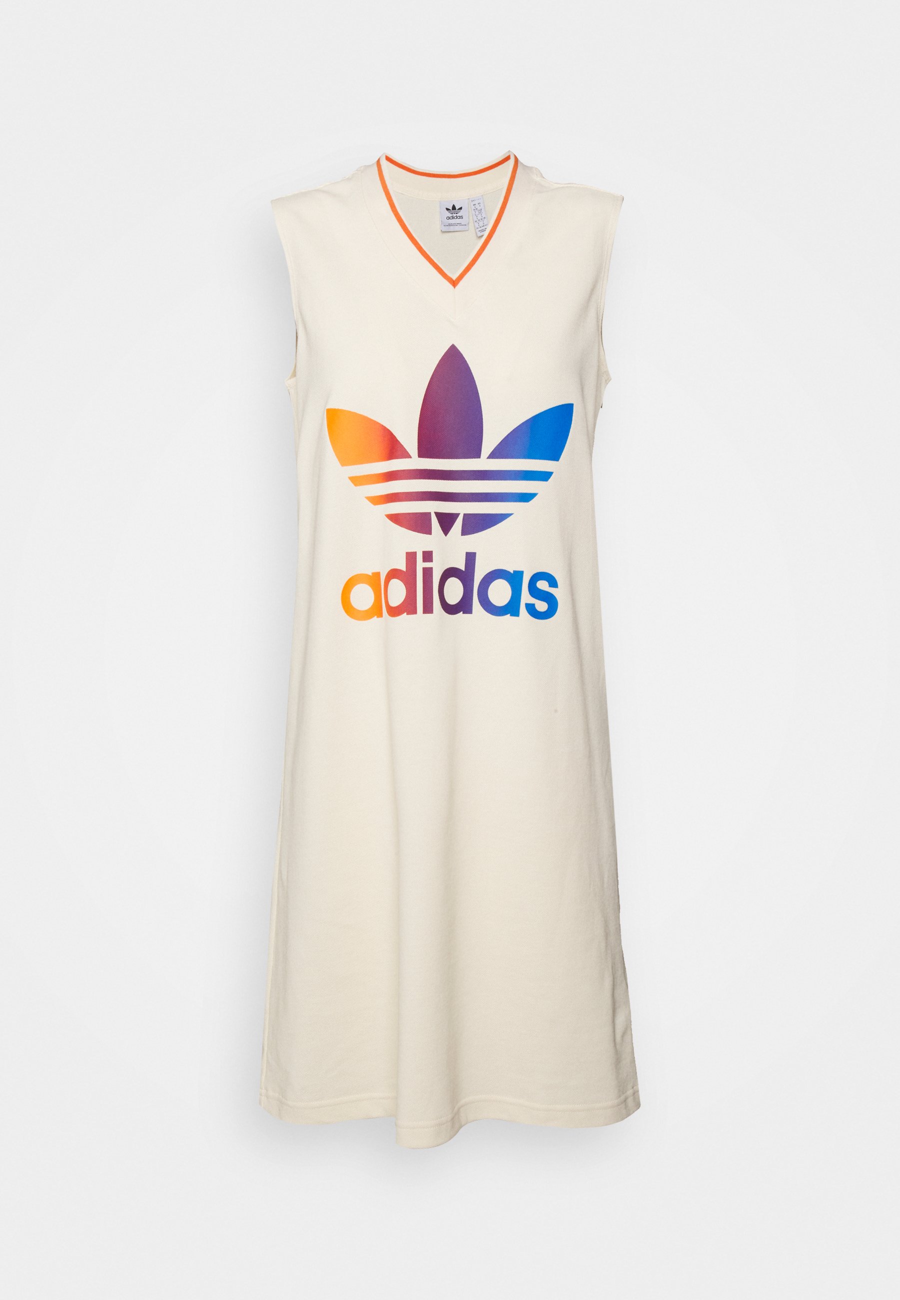 ☆Adidas☆Originals Adicolor 70s V-Neck Dress White adidas Adicolor 70s V-Neck Dress - ShopStyle
