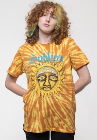 Paradiso Clothing SUBLIME SUN FACE TIE DYE - Print T-shirt - orange