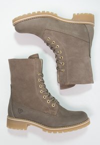 Tamaris Stivaletti stringati - taupe