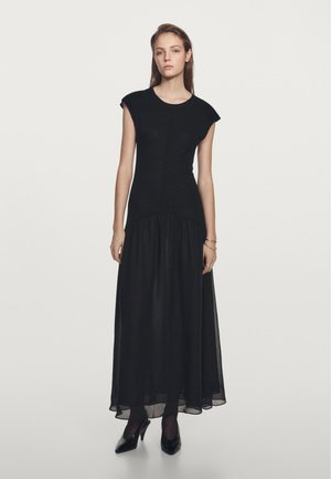 Massimo Dutti Vestito lungo - black
