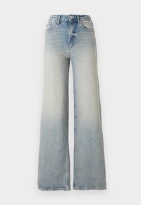 ONLJUICY WIDE  - Wide Leg - dark blue denim