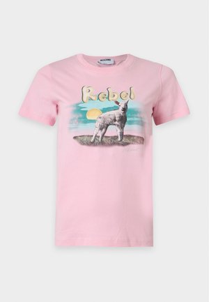 MOSCHINO, T-shirts print - fantasia rosa