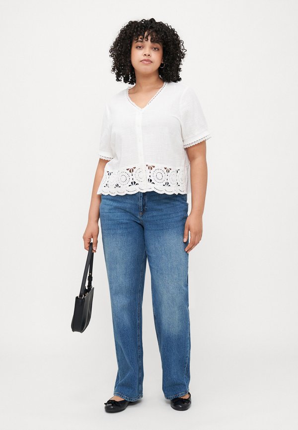 CARNADIA LIFE V NECK  - Blouse - cloud dancer3