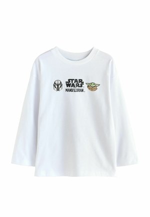 Next, MANDALORIAN LONG SLEEVE T-SHIRT - Long sleeved top - white