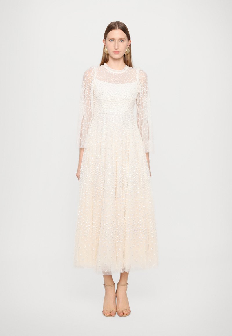 Needle & Thread SCATTER ROUND NECK GOWN - Abiti per occasioni speciali - off white