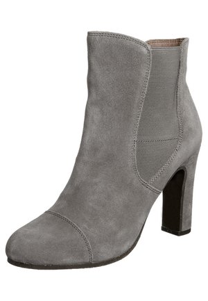 Enkellaarsjes met hoge hak - taupe