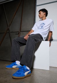 Puma - PALERMO VINTAGE UNISEX - Zapatillas - hyperlink blue/frosted ivory Imagen en miniatura 1