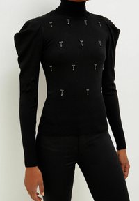 LIU JO Stickad tröja - black