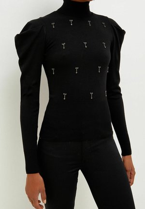 Strickpullover - black
