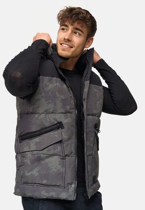 INDICODE JEANS Veste sans manches - army