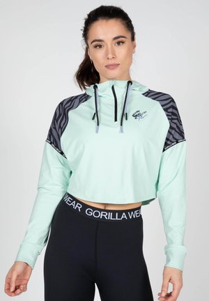 ZION CROPPED  - Kapuzenpullover - green
