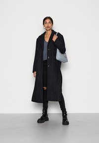 Vero Moda VMCREWLEFILE VNECK  - Camisola - flint stone melange
