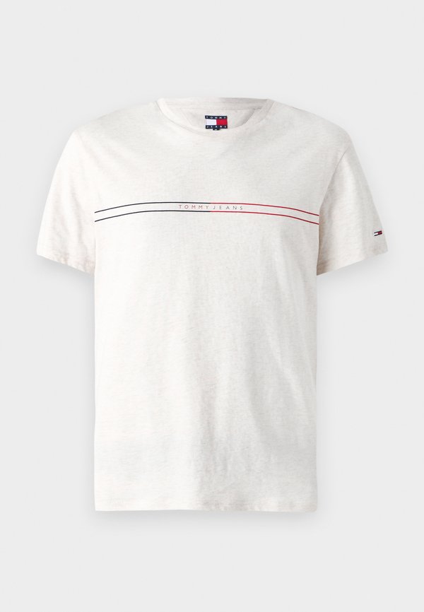 SLIM ENTRY GRAPHIC TEE - Print T-shirt - oat marl2