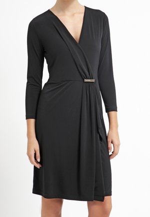 Vestito di maglina - black