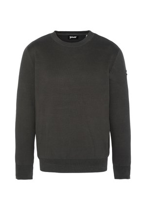 CREW NECK - Strickpullover - kaki foncé