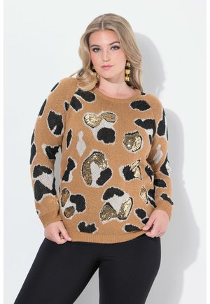 Strickpullover - camel