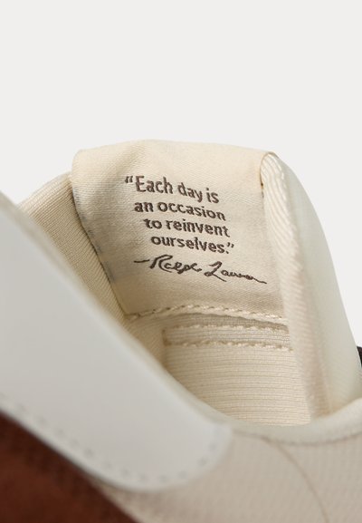 Polo Ralph Lauren TRAIN 89 SUEDE-PANELED SNEAKER UNISEX - Sportbačiai - classic tan/cinnamon