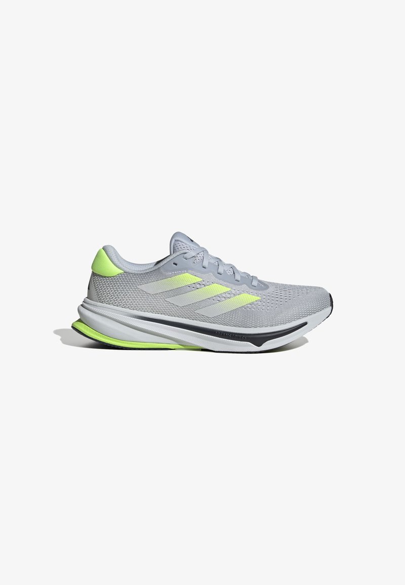 adidas Performance SUPERNOVA RISE - Løpesko for vei - halo blue/lucid lemon/crystal white