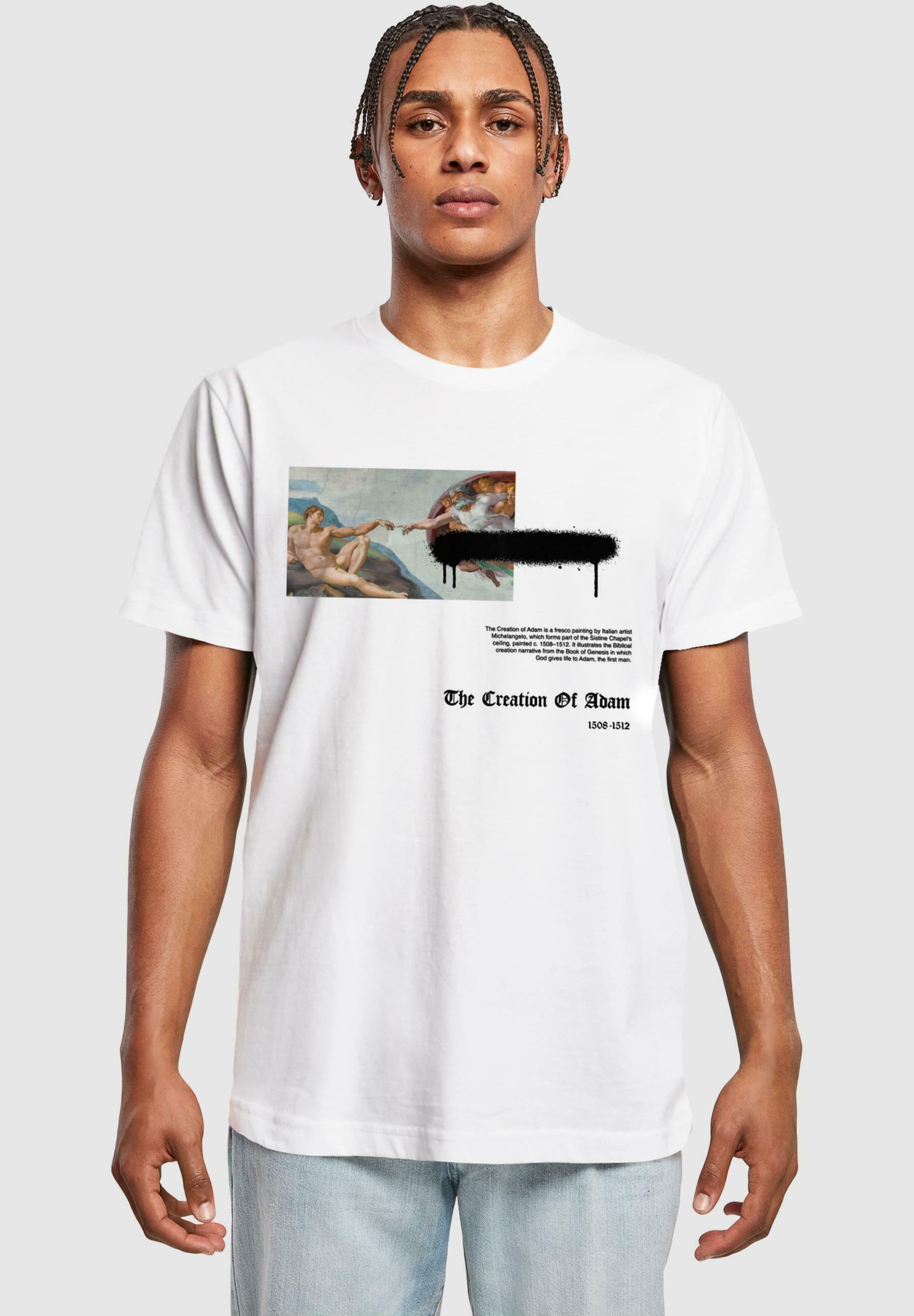 T-shirt Haiiro La Création D'Adam Michel-Ange - Homme Blanc Taille M - Coton Unisexe