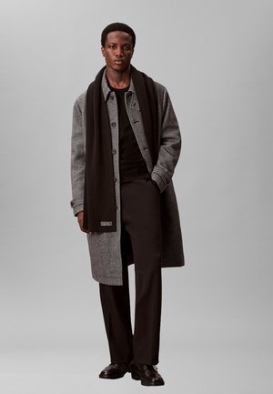Calvin Klein, PATCH CHUNKY UNISEX - Šál - black