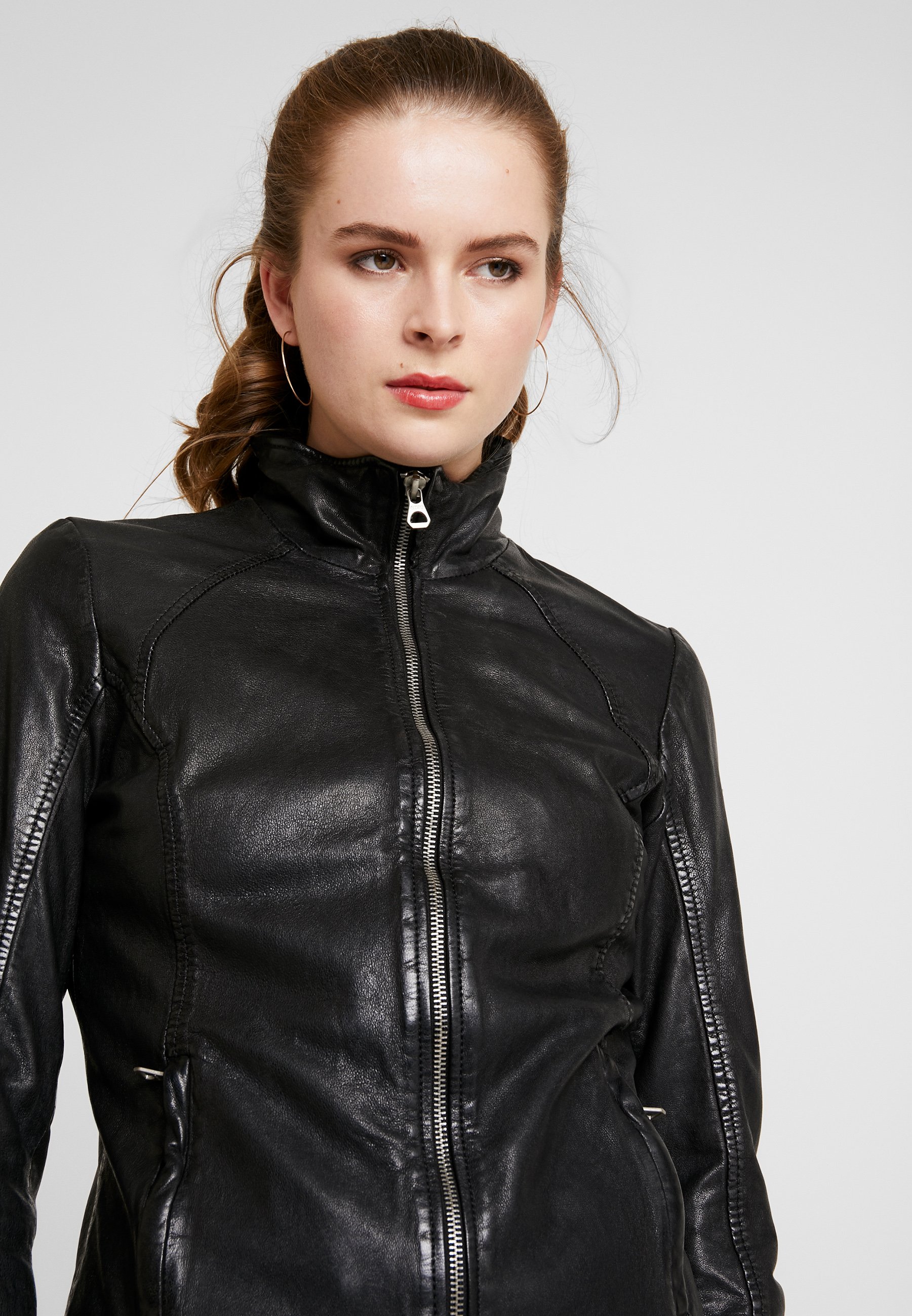 Gipsy Skinnjakke black Zalando.no Gipsy CAIT - Skinnjakke - black