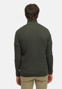 Kronstadt CABLE - Chaqueta de punto - army mix