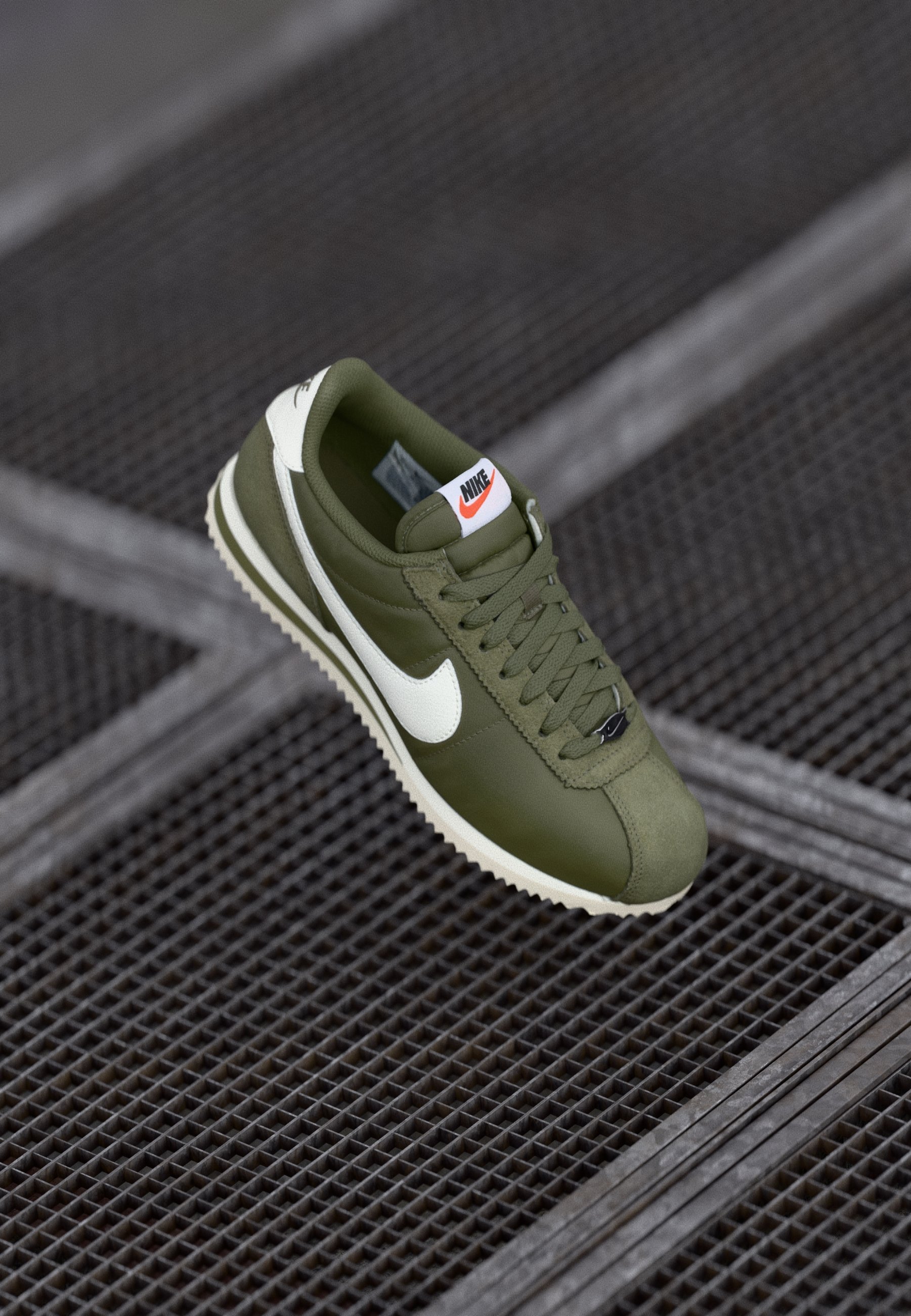 nike cortez mens olive green