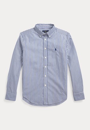 STRIPED COTTON POPLIN SHIRT - Krekls - navy/white