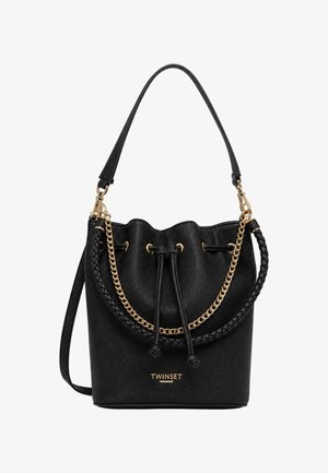 TWINSET, SECCHIELLO CHIUSO CON COILISSE - Borsa a mano - nero