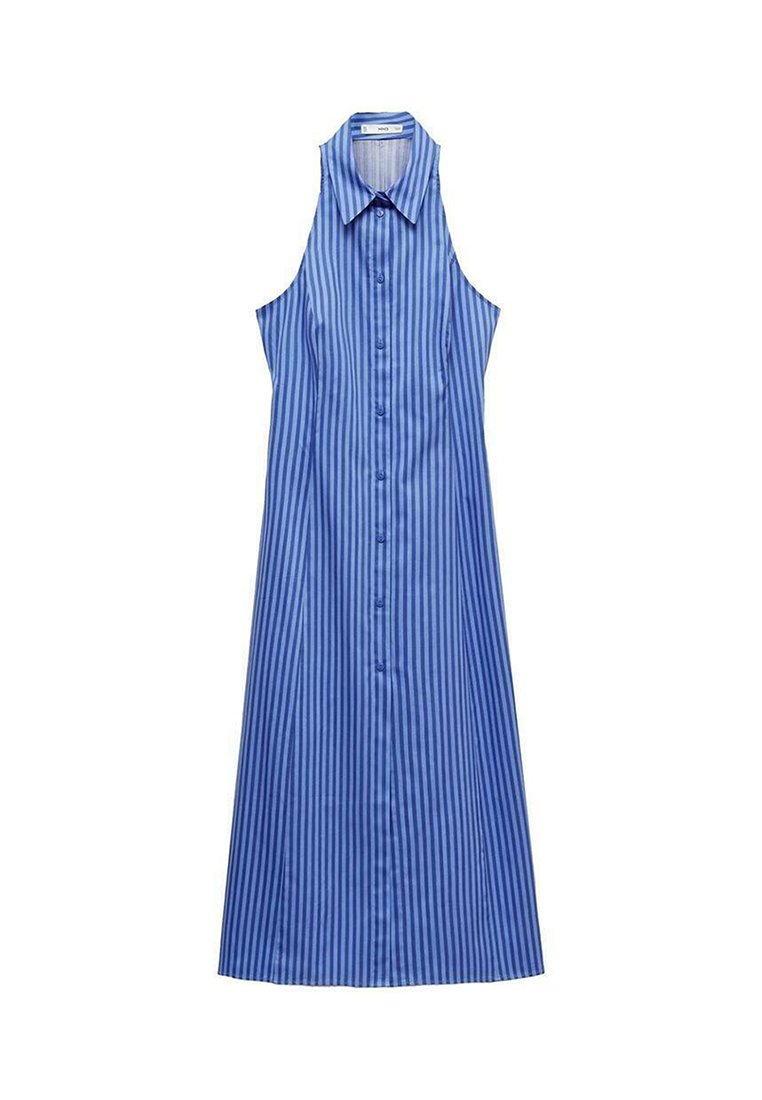 Mango Blousejurk donkerblauw