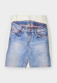 AUGMENTED MINI SKIRT - Miniszoknya - blue/white